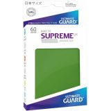 Proteges Cartes Ultimate Guard Supreme Ux Sleeves Format Japonnais Vert Mat X60